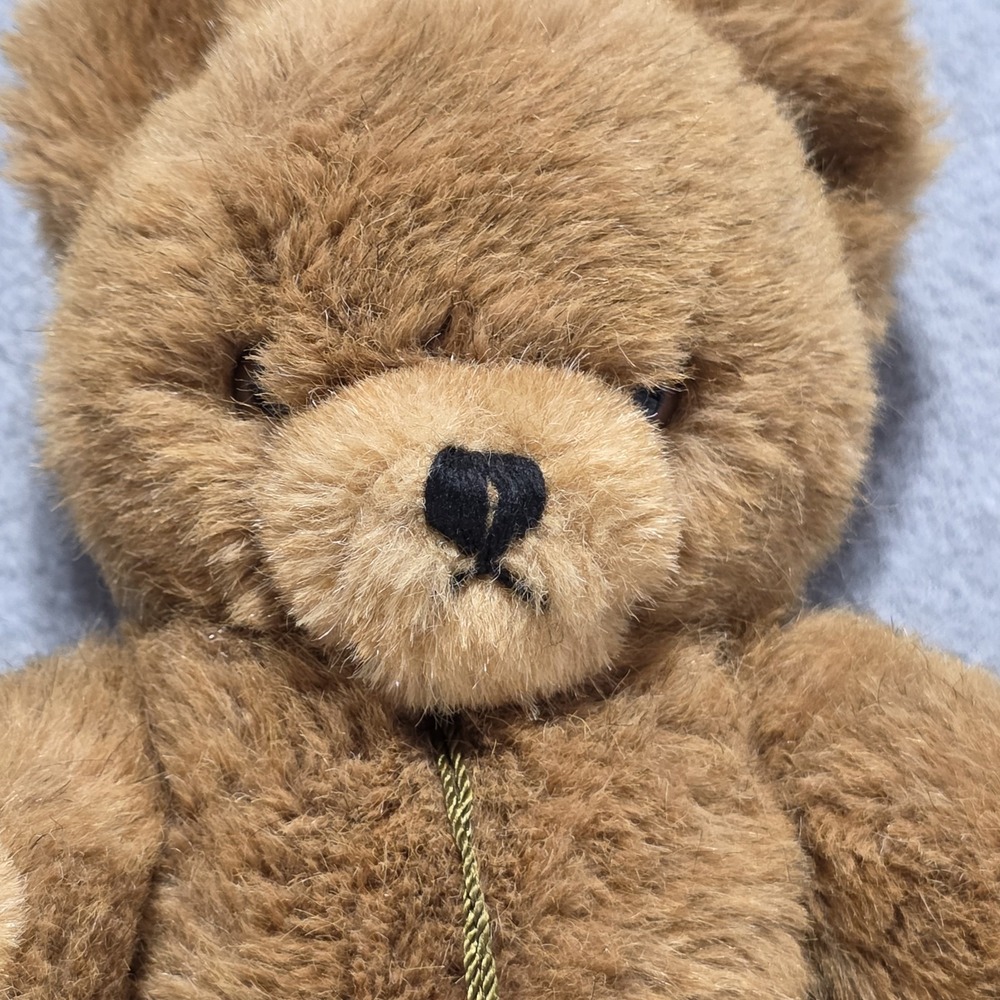 Hermann Teddy Original Brown Plush Teddy Bear 8 in Vintage 1980s w/ Tag - Picture 2 of 9
